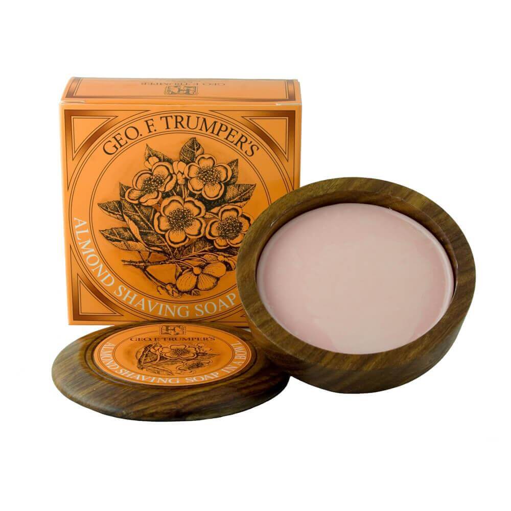 Geo. F. Trumper Hard Shaving Soap Wooden Bowl 80g